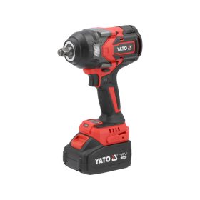   YATO Akkus ütvecsavarozó 1/2" 1200 Nm szénkefe nélküli 18 V (1 x 4,0 Ah akku + töltő)