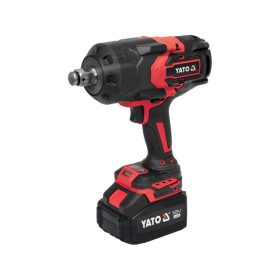   YATO Akkus ütvecsavarozó 3/4" 2400 Nm szénkefe nélküli 18 V (1 x 6,0 Ah akku + töltő)