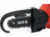 YATO Ács láncfűrész szénkefe nélküli 127 mm 5" 18 V ( 4 Ah akkuval + töltővel )