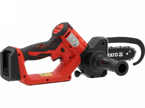YATO Ács láncfűrész szénkefe nélküli 127 mm 5" 18 V ( akku és töltő nélkül )