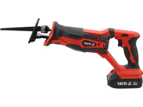 YATO Szablyafűrész 18 V ( 1 x 2 Ah akkumulátorral és töltővel )