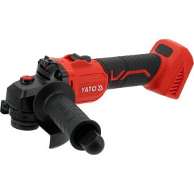   YATO Akkumulátoros sarokcsiszoló szénkefementes 125 mm 18 V ( akku és töltő nélkül )