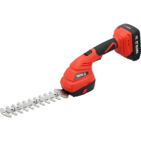   YATO Akkumulátoros fű és sövényvágó olló 18 V ( 2 Ah akksival és töltővel )