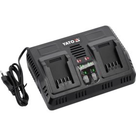 YATO Dupla akkumulátor töltő gépekhez 4,0 A 18 V