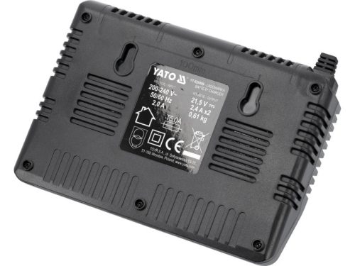 YATO Dupla akkumulátor töltő gépekhez 4,0 A 18 V