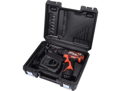 YATO Akkus fúrócsavarozó 30 Nm 12 V Li-Ion (1 x 2,0 Ah akku + töltő)