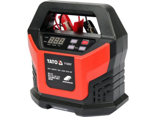 YATO Akkumulátor töltő 12 V / 20 A / max. 300 Ah