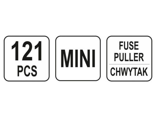 YATO Biztosíték készlet 121 részes mini