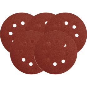 YATO Tépőzáras fíbertárcsa 125 mm / P40 8 lyukas (5 db)