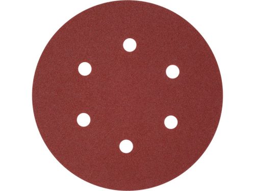 YATO Tépőzáras fíbertárcsa 150 mm / P180 6 lyukas (50 db)