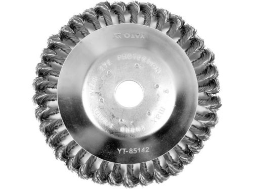 YATO Döntött sodrott körkefe 200 x 25,4 mm fűkaszához, fűszegélyvágóhoz