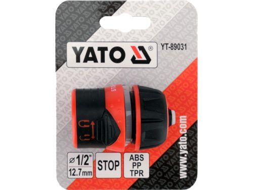 YATO Gyorscsatlakozó 1/2" stoppos és zárható