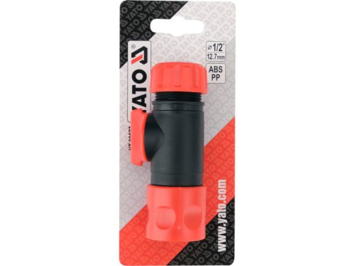 YATO Gyorscsatlakozó szelepes 1/2"