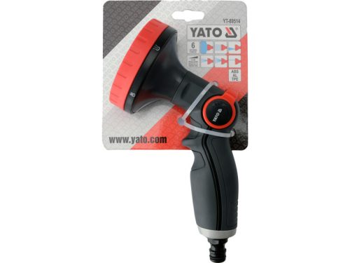 YATO Öntözőpisztoly 6 funkciós alumínium