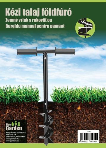 61300 Kézi földfúró 14 cm