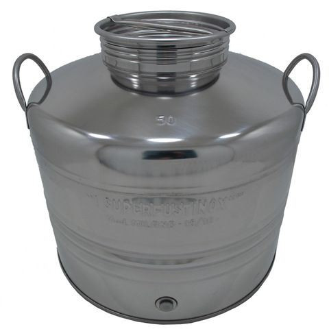 INOX Hordó. 10 Literes