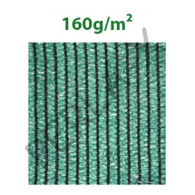 Árnyékolóháló ZÖLD (1,2x50m) 160gr/m2 90%