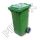 Háztartási kuka 120 l kerekes 0330 zöld (11953)