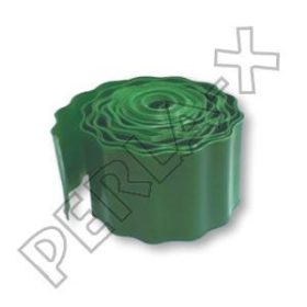 Pázsitszegély műanyag zöld (15 cm x 9 m)