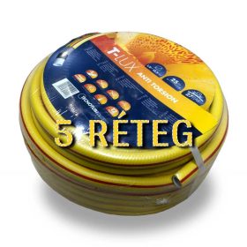 Locsolótömlő SÁRGA OLASZ 1/2" 25 m (5 rétegű)