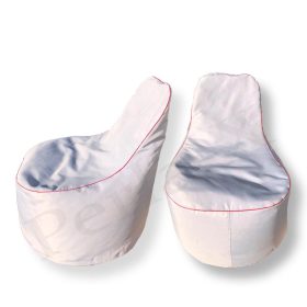 Babzsák fotel textilbőr