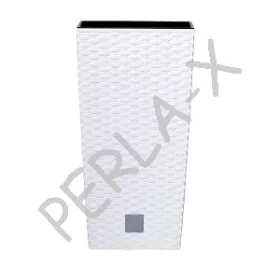 Virágváza rattan 325mm fehér DRTS325