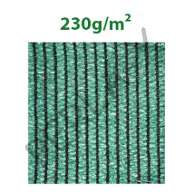 Árnyékolóháló ZÖLD (1,8x10m) 230gr/m2 95%