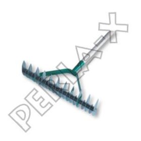 Gyeplazitó gereblye pengés NYELEZETT