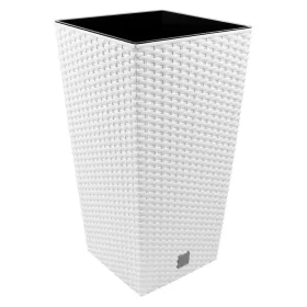 Virágváza rattan 225mm fehér DRTS225