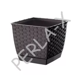 Kaspó rattan 165mm (barna) DRLK165