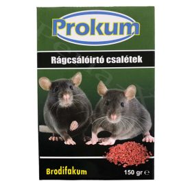 PROKUM Rágcsálóirtó csalétek 150 gr 12/karton