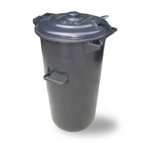 Háztartási kuka 110 l fekete műanyag 11950