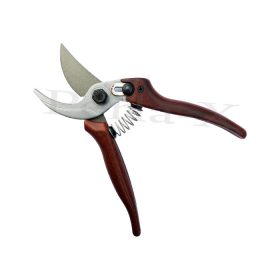 Metszőolló, mellévágós, 20 cm, famintás markolattal