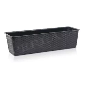   Balkonláda rattan ALÁTÉTTEL, ISR400P, 40 cm SÖTÉTBARNA (10 db/csomag)