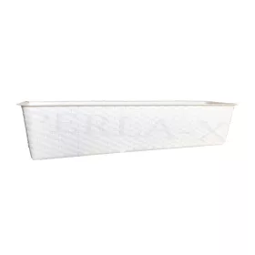   Balkonláda rattan,alátéttel ISR600P, 60 cm FEHÉR (10 db/csomag)