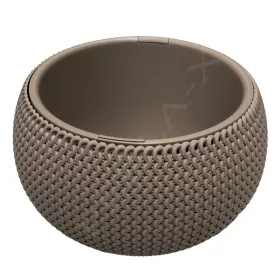 Virágtál, betét+akasztó, 29 cm DKSP290WS FONOTT MOKKA