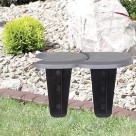 Ágyásszegély lapos IPAK2 3,8 m SZÜRKE