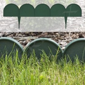 Ágyásszegély íves, 9 cm x 10 m IKRA ZÖLD