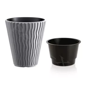 Virágváza alacsony, henger 30 x 33 cm DBSP300 SZÜRKE
