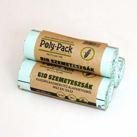   Kukoricakeményítő alapú PLA zsák 500x600x0,02mm (10 db/tekercs, 30 literes)