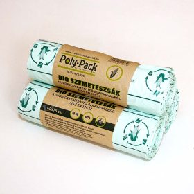   Kukoricakeményítő alapú PLA Szemetes zsák 600x750x0,025mm (10 db/tekercs, 60 literes)