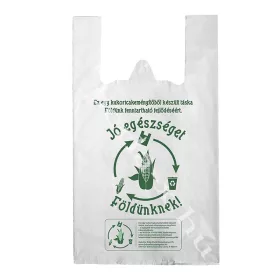   Kukoricakeményítő alapú PLA INGVÁLLAS TÁSKA 40x60cm 100/cs