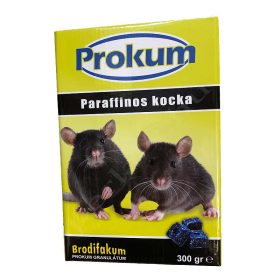   Prokum rágcs.irtó parafiiinos blokk 300gr 25ppm brodifakum 12db/doboz