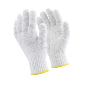 Kesztyű vékony kötött fehér 7-es TOP COPE2 (12pár/cs)