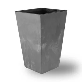 Beton hatású szögletes magas virágváza (37 cm) DURS200E