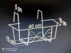 Balkonláda tartó komplett 40cm-es ládához