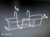 Balkonláda tartó komplett 60cm-es ládához