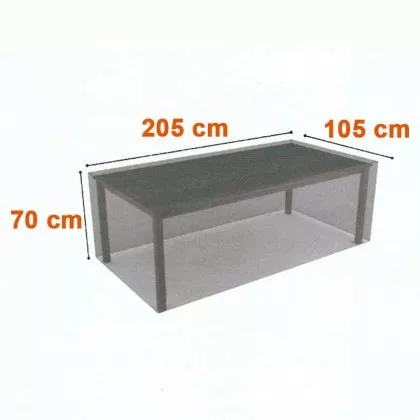 Kültéri bútortakaró COVERTOP asztal 205x105xh.70cm bronz  90gr (2013598)