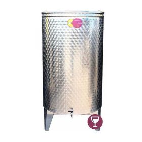 Bortartály Panka inox 1000L 3 csap (14542)