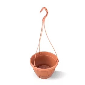   Kaspó akasztóval Jacinta 25cm Terracotta- 5 L -KOMPLETT-AKASZTÓVAL